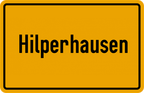 Ortsschild Hilperhausen