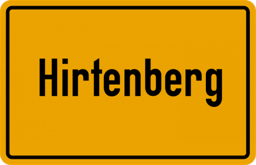 Ortsschild Hirtenberg