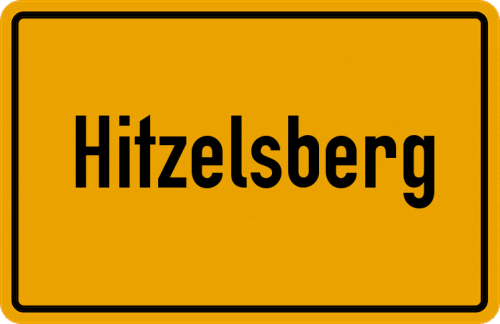Ortsschild Hitzelsberg