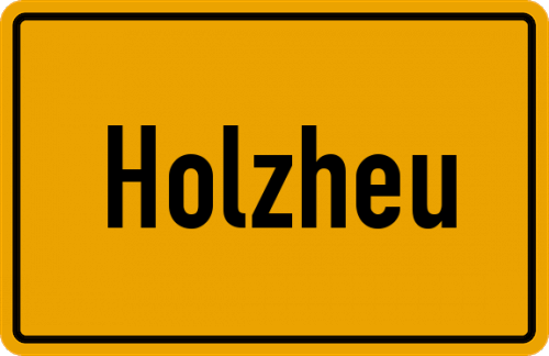 Ortsschild Holzheu, Vils