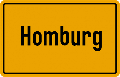 Ort Homburg zum kostenlosen Download