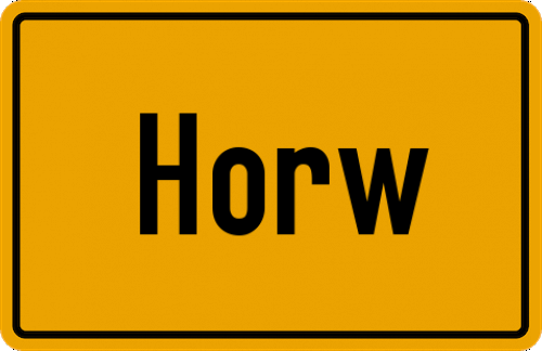 Ortsschild Horw