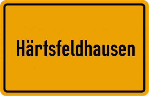 Ortsschild Härtsfeldhausen