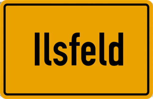 Ortsschild Ilsfeld