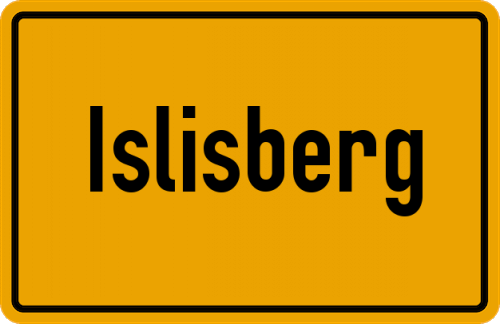Ortsschild Islisberg