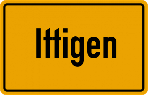 Ortsschild Ittigen