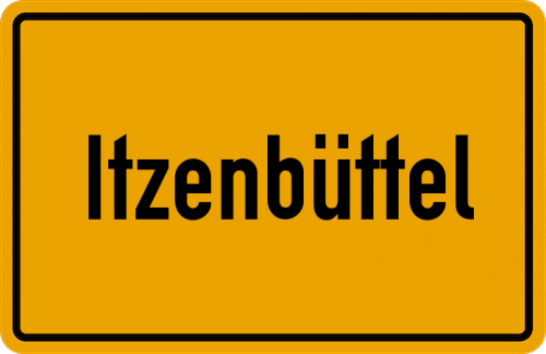 Ortsschild Itzenbüttel