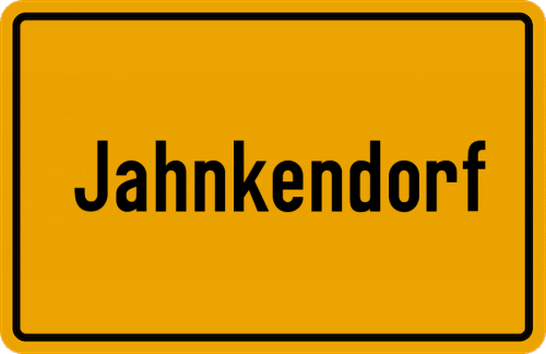 Ortsschild Jahnkendorf