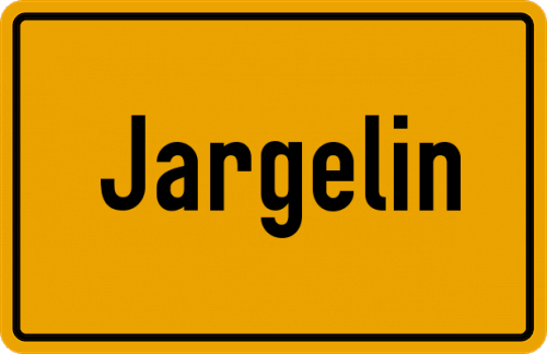 Ortsschild Jargelin