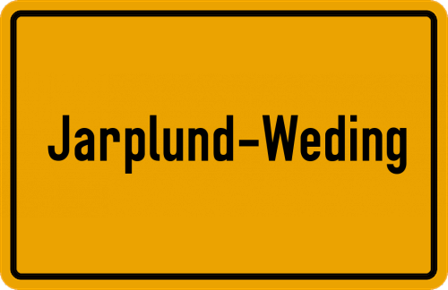 Ortsschild Jarplund-Weding