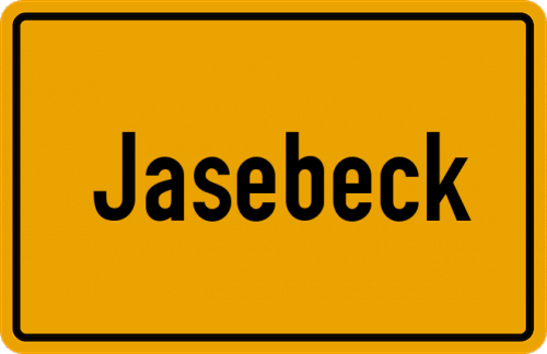 Ortsschild Jasebeck