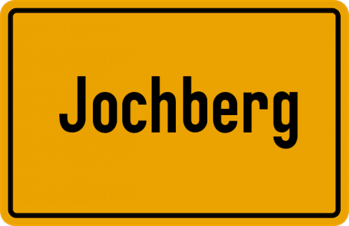 Ortsschild Jochberg