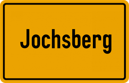 Ortsschild Jochsberg