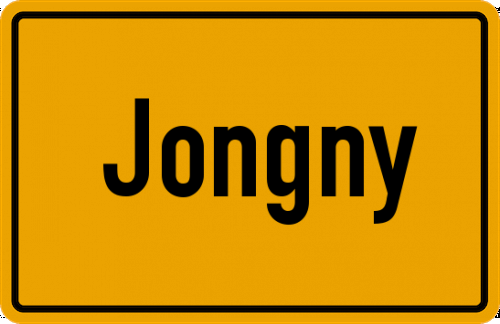 Ortsschild Jongny