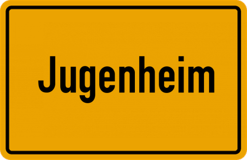 Ortsschild Jugenheim