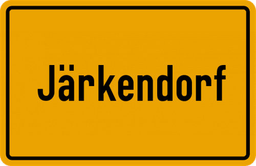 Ortsschild Järkendorf