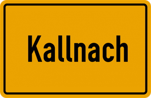 Ortsschild Kallnach