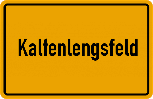 Ortsschild Kaltenlengsfeld