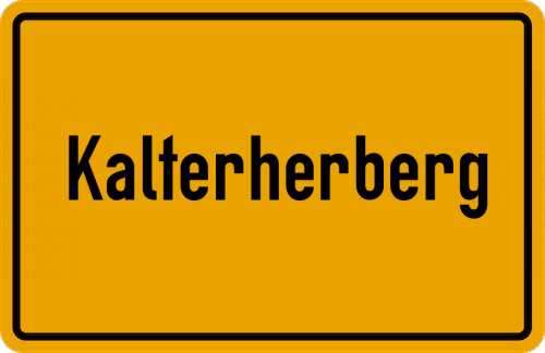 Ortsschild Kalterherberg