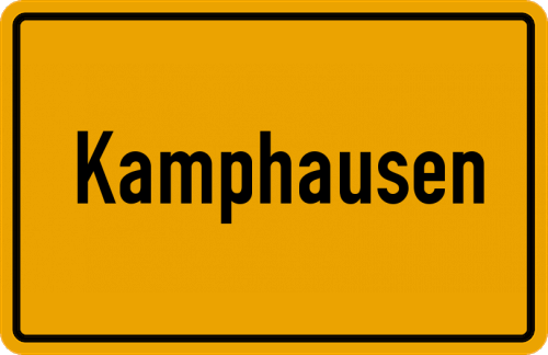 Ortsschild Kamphausen