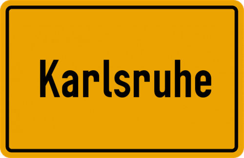 Ort Karlsruhe zum kostenlosen Download