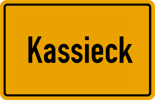 Ortsschild Kassieck