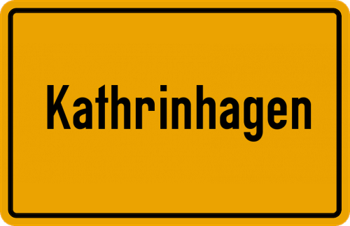 Ortsschild Kathrinhagen