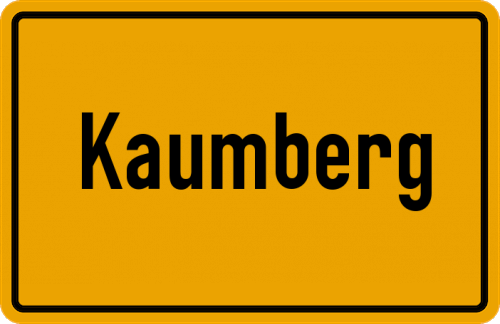 Ortsschild Kaumberg