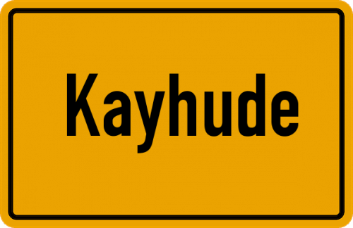 Ort Kayhude zum kostenlosen Download