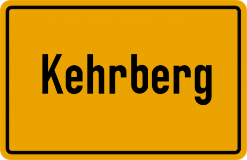 Ortsschild Kehrberg