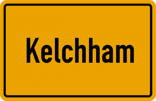 Ortsschild Kelchham