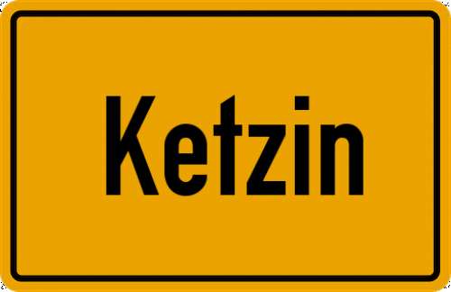 Ortsschild Ketzin