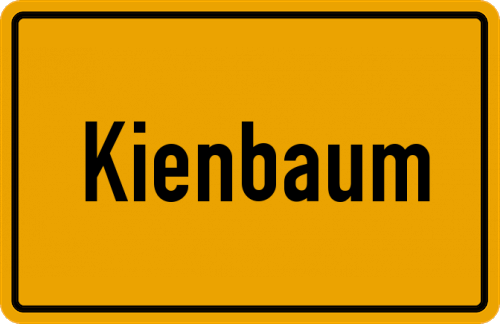 Ortsschild Kienbaum