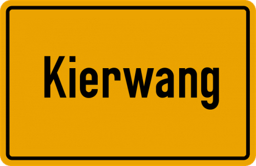 Ortsschild Kierwang