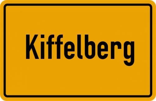 Ortsschild Kiffelberg