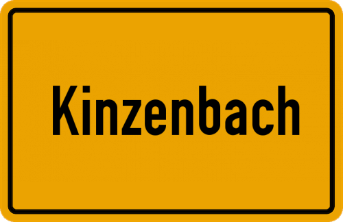 Ortsschild Kinzenbach