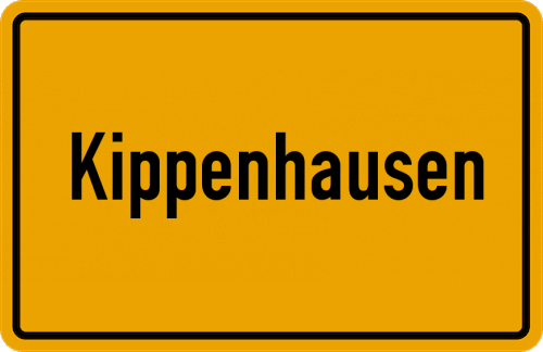 Ortsschild Kippenhausen