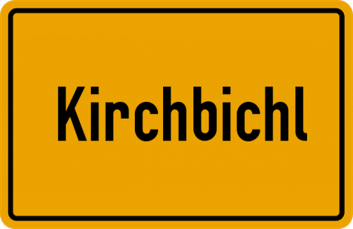 Ortsschild Kirchbichl