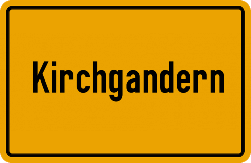 Ortsschild Kirchgandern