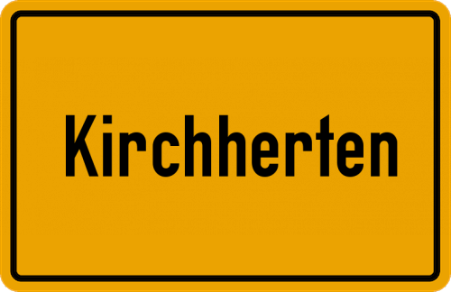 Ortsschild Kirchherten