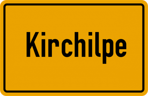 Ortsschild Kirchilpe