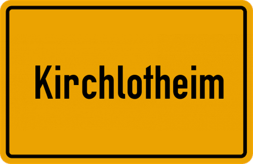 Ortsschild Kirchlotheim