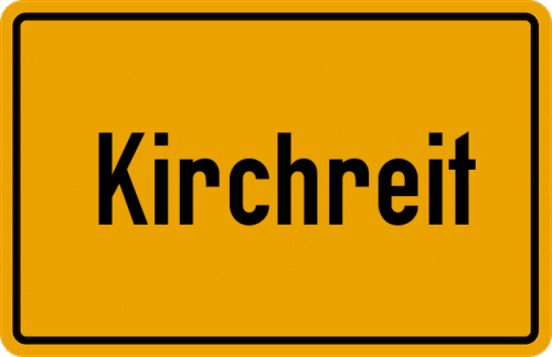 Ortsschild Kirchreit