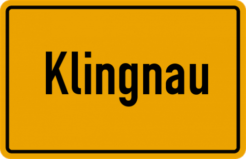 Ortsschild Klingnau