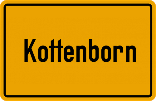 Ortsschild Kottenborn