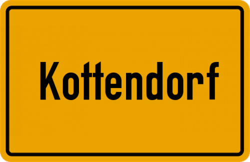 Ortsschild Kottendorf