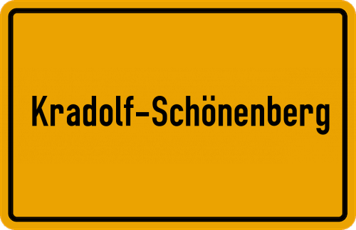 Ortsschild Kradolf-Schönenberg