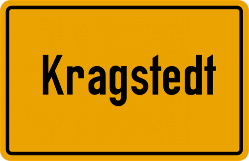 Ortsschild Kragstedt