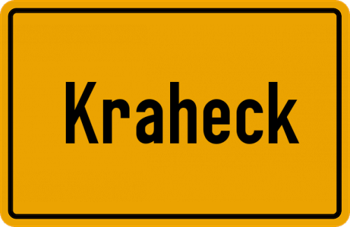 Ortsschild Kraheck, Siegkreis