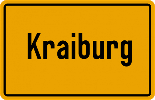 Ortsschild Kraiburg